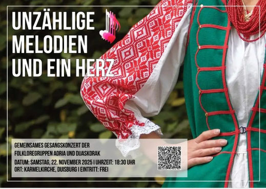 Plakat Kroatische Folklore