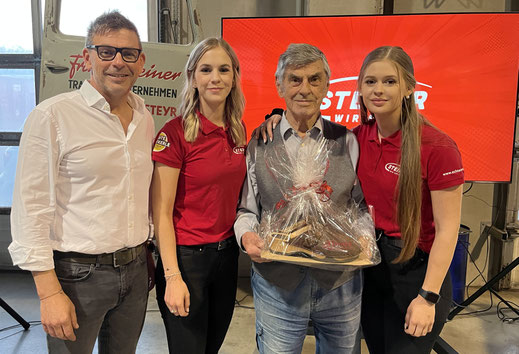 Familie Steiner anlässlich des Geburtstags von Mistkerle-Gründer Franz Steiner. 