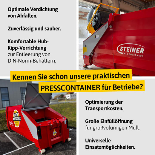 die vielen Vorteile des Presscontainers kompakt erklärt 