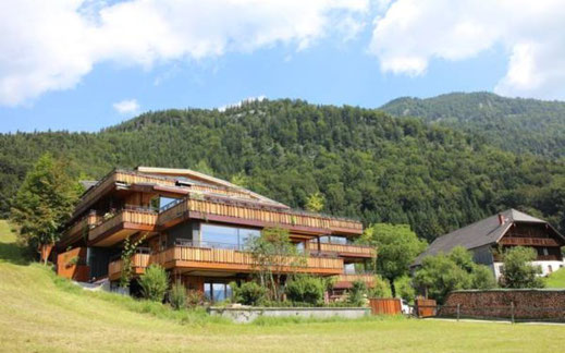 Außenansicht Ferienapartment-Haus The View am Wolfgangsee