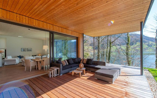 Ferienwohnung am Mondsee mit privatem Seezugang