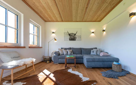 Rustikales Schlafzimmer im Ferienhaus Altaussee von 1878