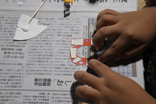 版の製作中（n）