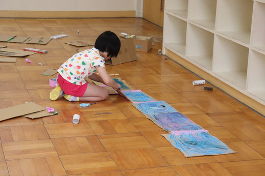 アザラシ池の製作中
