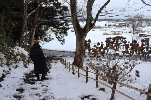 池宮さんと下見散策