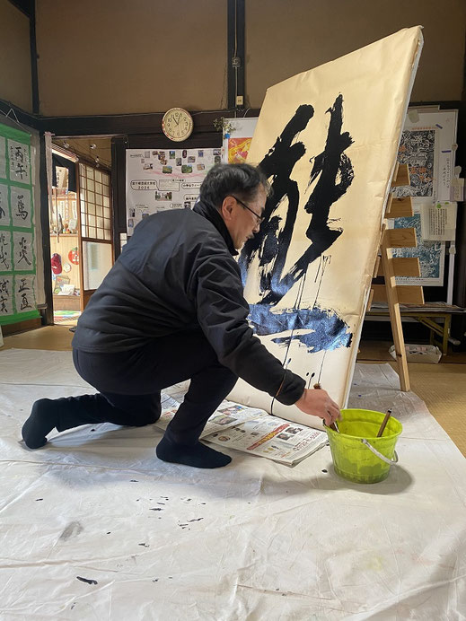 書道パフォーマンス