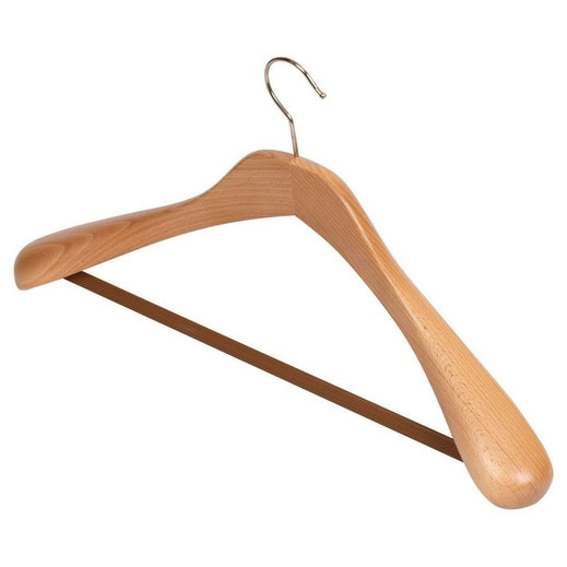 Holz Kleiderbügel mit Steg