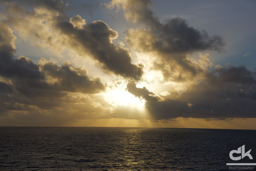 Sonnenaufgang über St. Barth