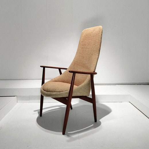 Ib Kofod Larsen Early and Rare High back Reading Chair, Denmark, circa, 1950 - PN.Modern pnmodern