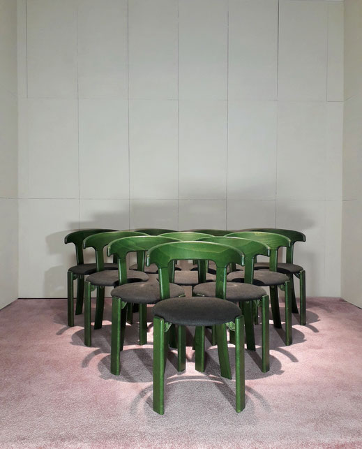 Bruno Rey Set of Eleven Dining Chairs by Dietiker & Co, Switzerland, 1971