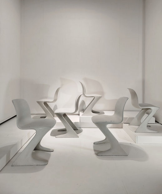 Ernst Möeckel Kangaroo Z Chairs, DDR Edition by Trabant, East Germany, 1968 - PN.Modern pnmodern