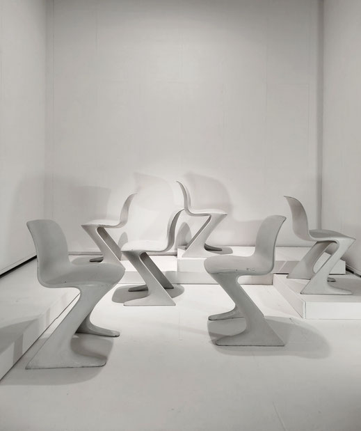 Ernst Möeckel Kangaroo Z Chairs, DDR Edition by Trabant, East Germany, 1968 - PN.Modern pnmodern