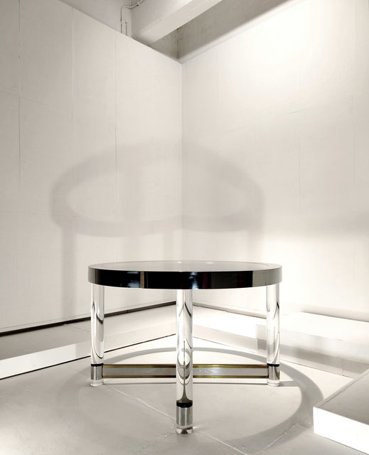 Sandro Petti Dining table for L´Angolo Metallarte Roma, Italy, 1970s