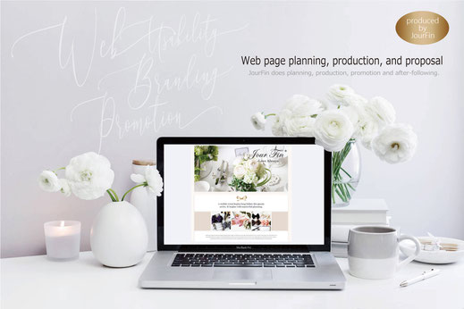 JourFin ブランドロゴ　ロゴ　ショップロゴ　ロゴデザイン　ホームページ　webデザイン