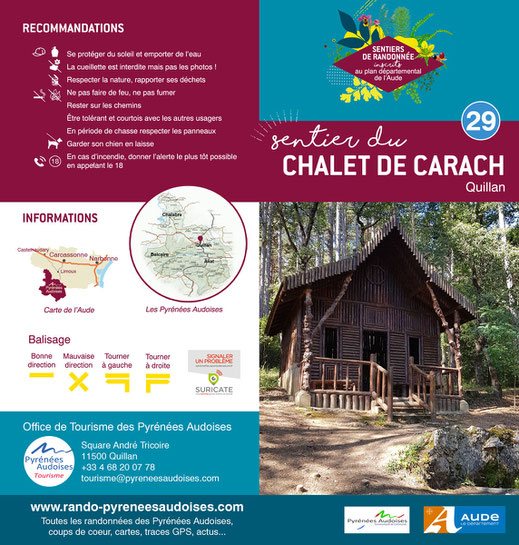 Fiche rando - Sentier du Chalet de Carach