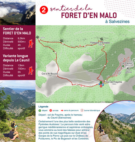 Forêt d'En Malo - Randonnée Pyrénées Audoises