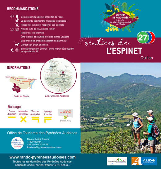 Sentiers de l'Espinet - Rando Pyrénées Audoises