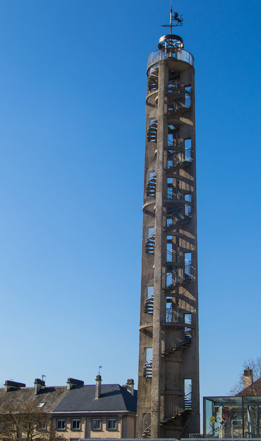 Rathausturm in Saint Lô in der Normandie.