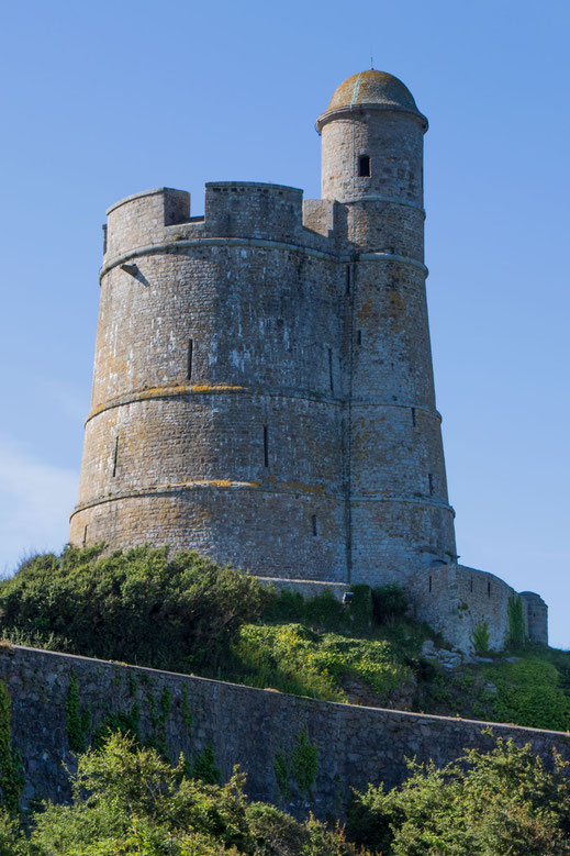 Tour Vauban de la Houge in Saint-Vaast-la-Hogue, Manche, Cotentin, Normandie