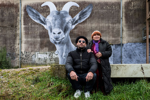 Filmtipp, Visages Villages, Normandie, treetart-Künstler JR und Filmemacherin Agnès Varda.