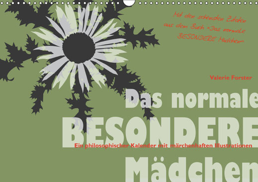 Valerie Forster, Kalender, Calvendo, Cover, Das normale BESONDERE Mädchen