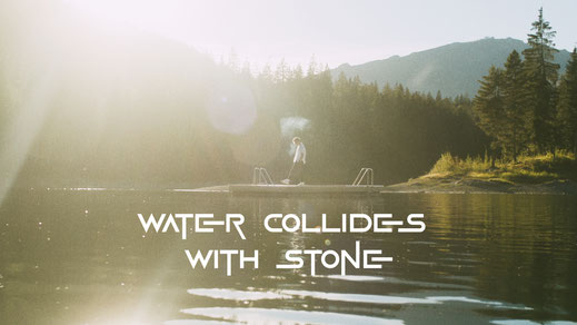 NATB- WATER COLLIDES WITH STONE