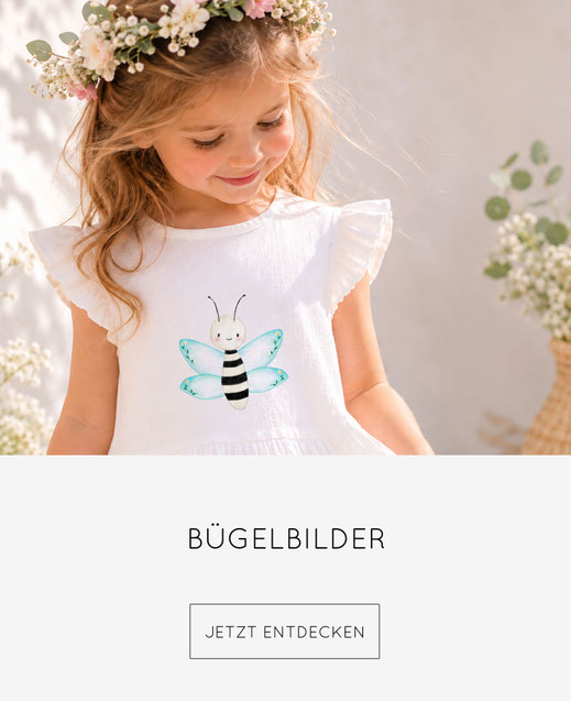 Bügelbild mit Tiermotiv für Kinder