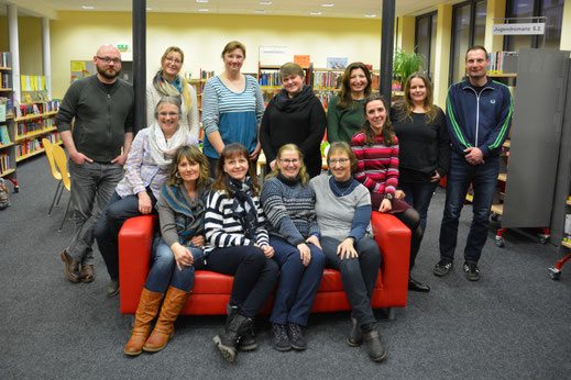 Mediatheks-Team im Januar 2019