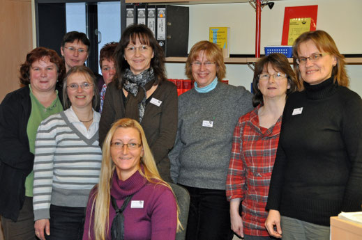 Mediatheks-Team im Januar 2012