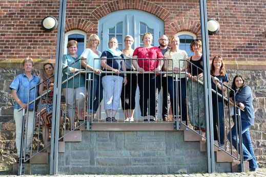 Mediatheks-Team im August 2017