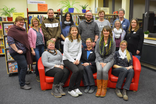 Mediatheks-Team im Januar 2018