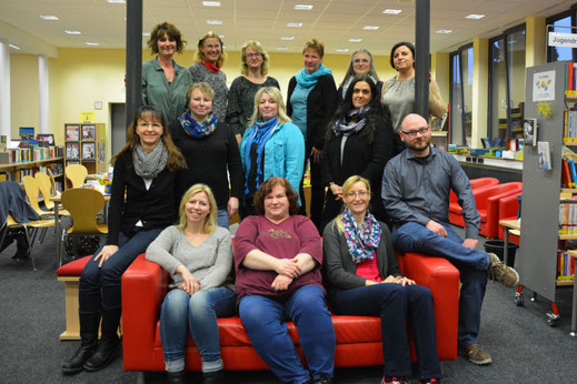 Mediatheks-Team im Januar 2016