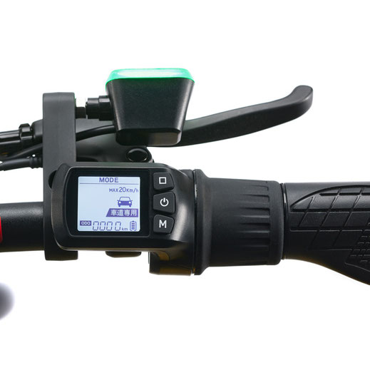 glafit NFR-01 Lite 操作部 ディスプレイ 特定小型原動機付自転車
