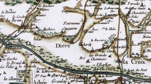 Carte de CASSINI  (1718)