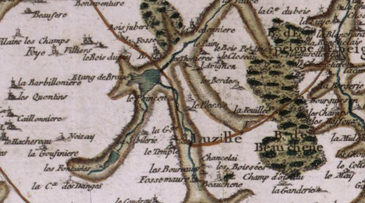 Carte de CASSINI   (1718)