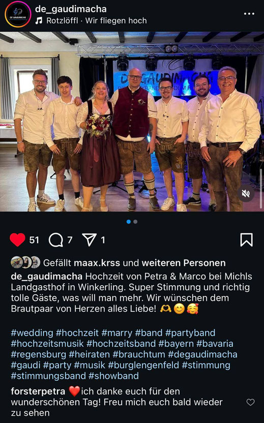 Hochzeit von Petra und Marco