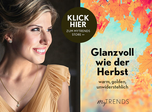 Frau trägt die Schmuck Trends vom Herbst 2023