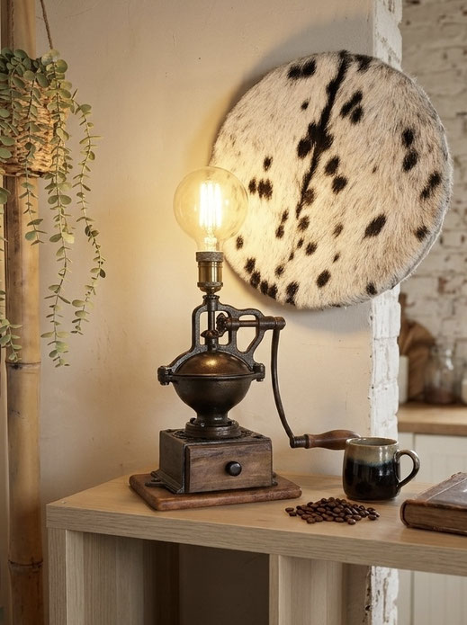 Plongez dans un univers au style industriel affirmé, entre pièces métalliques, objets chinés et esprit vintage. Ces lampes au caractère bien trempé trouvent leur origine dans les ateliers, les usines anciennes, et parfois même vos propres greniers.
