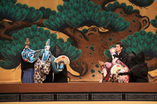 「二人三番叟」鹿角座公演写真