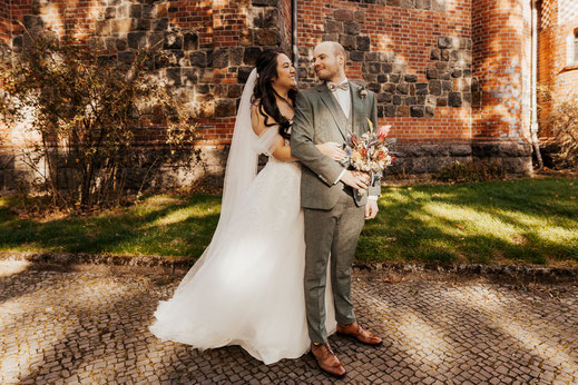 Hochzeitspaar beim First Look
