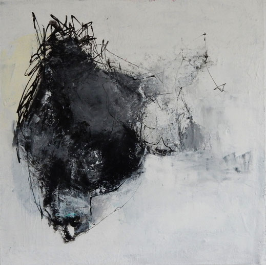 schwarz auf weiss (90x90cm)