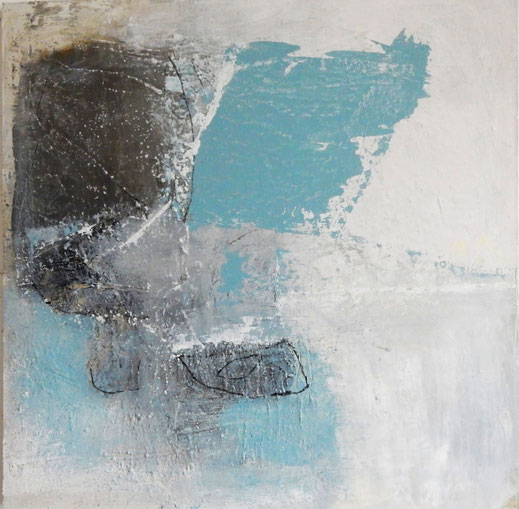 Figuren auf weiss (90x90cm)