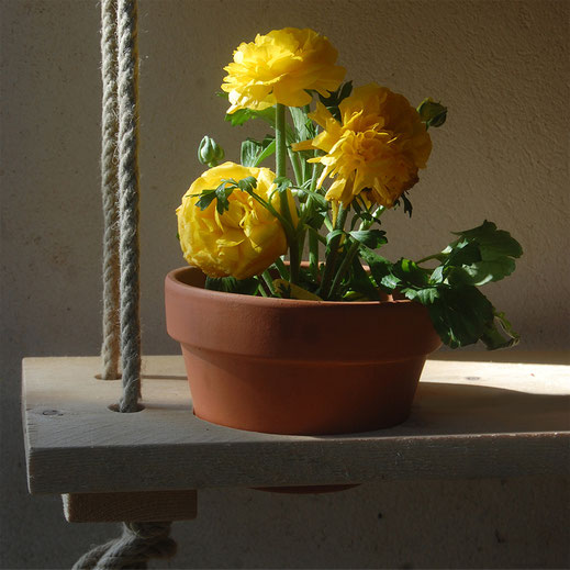 étagère à fleurs