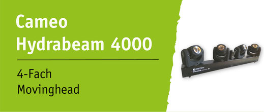 Cameo Hydrabeam 4000 - Hochleistungs-LED-Bar mit beeindruckenden Lichteffekten. RGBWA-Farbmischung, vielseitige Anwendungen für Bühnen- und Veranstaltungsbeleuchtung