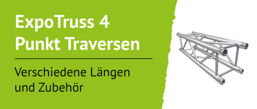 Stabile Traversensysteme von Expolite für sicheren Aufbau und flexible Lichtgestaltung. Perfekt für Veranstaltungen aller Größenordnungen.