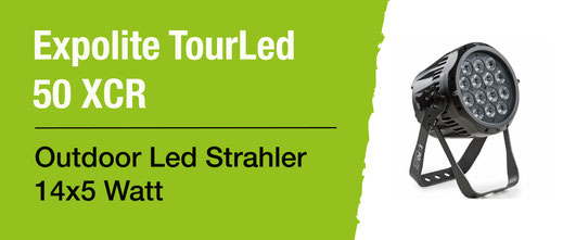 Expolite Tourleds Outdoor Led Strahler Lampe 14x5 Watt Wasserfest