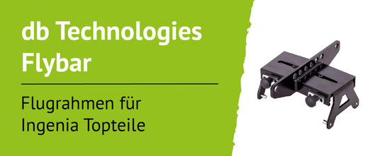 Aufhängesystem für db Technologies Ingenia IG3T-Lautsprecher für flexible Installationen und optimale Schallverteilung."