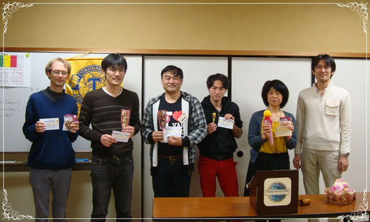 第55回市川スマイルトーストマスターズクラブ 受賞者