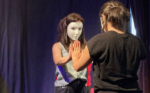 Cours théâtre adulte, Les cinq sens, formule intensive, Carole Ventura