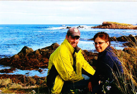 Tom and Etelka during a trip to PEI